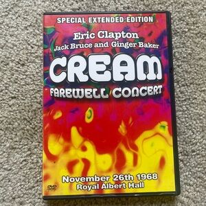 Cream farewell concert DVD